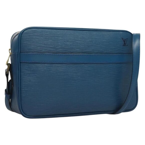 LOUIS VUITTON Epi Trocadero 27 Shoulder Bag Blue - Picture 1 of 14